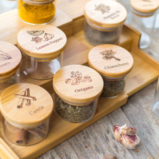 Pote Hermético para Tempero Personalizado 110ml