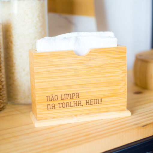 Porta Guardanapo de Papel Personalizado