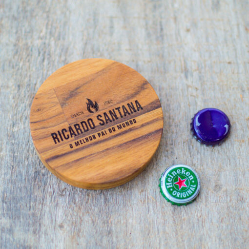 Abridor de Garrafas / Porta Copo Personalizado
